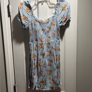 Floral Puff Sleeve Dress
